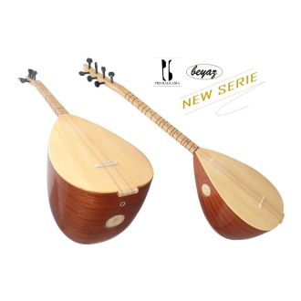 2622 E-Akustik Saz Baglama Kisasap 40cm Korpus Beyaz direkt v. Hersteller