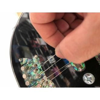 Beyaz Elektro Baglama Saiten 0,22 mm – Loop End